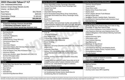 2023 Chevrolet Tahoe LT