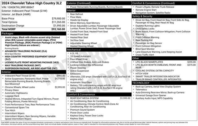 2024 Chevrolet Tahoe High Country
