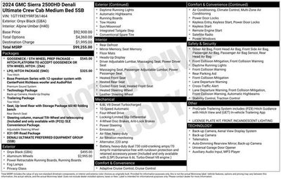 2024 GMC Sierra 2500 HD Denali Ultimate