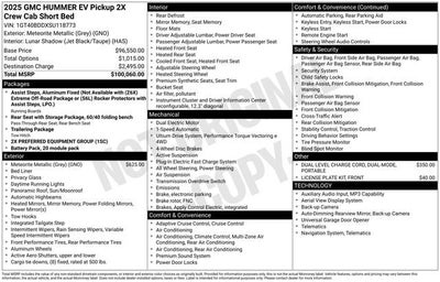 2025 GMC HUMMER EV Pickup 2X