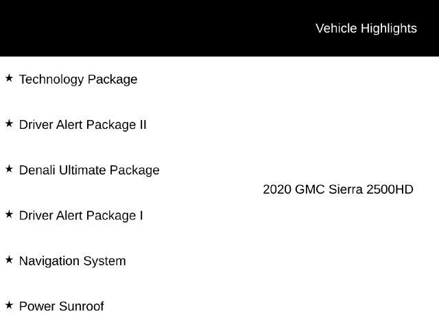 2020 GMC Sierra 2500 HD Denali