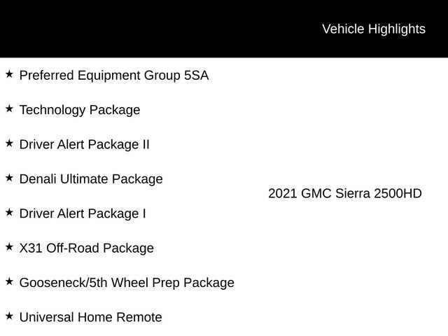 2021 GMC Sierra 2500 HD Denali