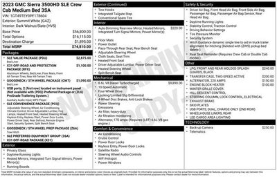 2023 GMC Sierra 3500 HD SLE