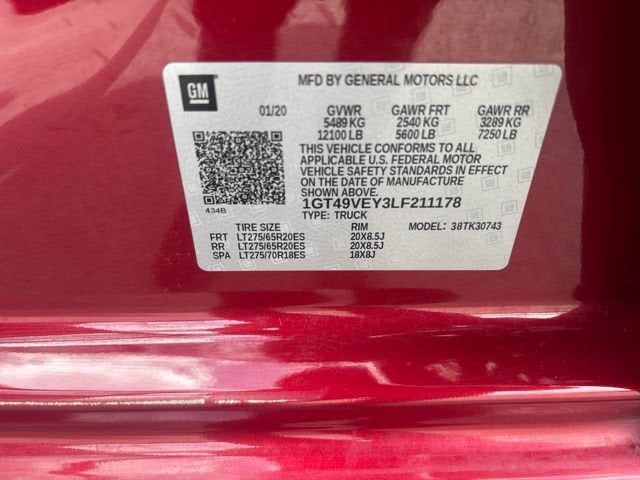 2020 GMC Sierra 3500 HD AT4