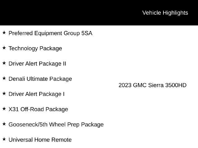 2023 GMC Sierra 3500 HD Denali
