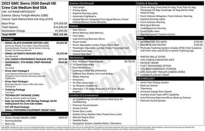 2023 GMC Sierra 3500 HD Denali