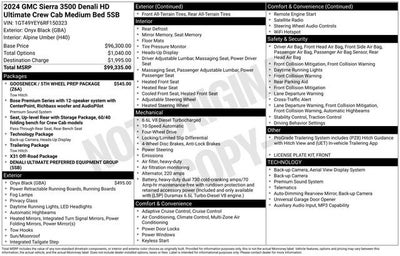 2024 GMC Sierra 3500 HD Denali Ultimate