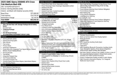 2025 GMC Sierra 2500 HD AT4
