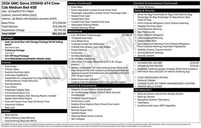 2026 GMC Sierra 2500 HD AT4