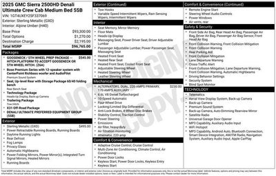2025 GMC Sierra 2500 HD Denali Ultimate