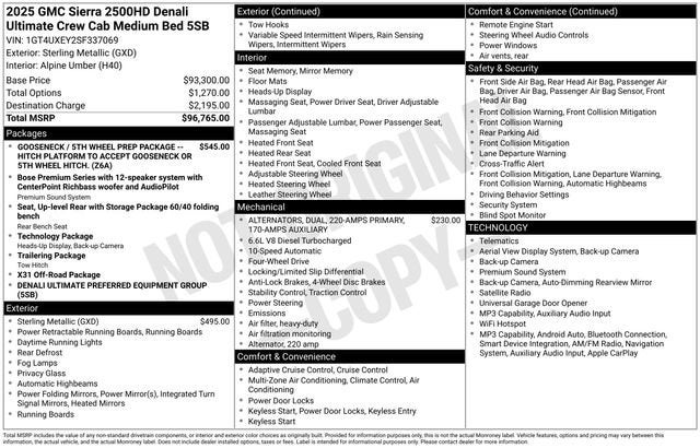 2025 GMC Sierra 2500 HD Denali Ultimate