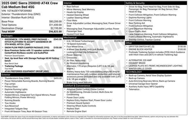 2025 GMC Sierra 2500 HD AT4X