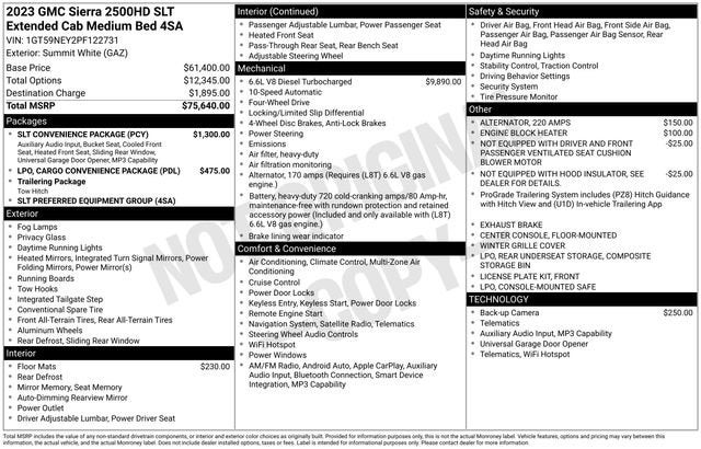 2023 GMC Sierra 2500 HD SLT