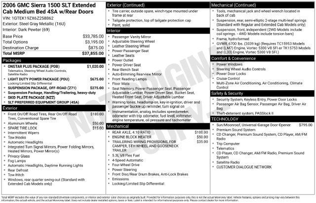 2006 GMC Sierra 1500 SLT