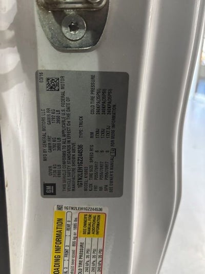 2016 GMC Sierra 1500 NA