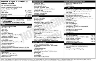 2024 GMC Canyon AT4X