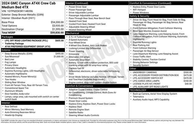 2024 GMC Canyon AT4X