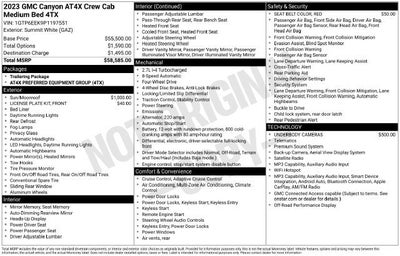 2023 GMC Canyon 4WD AT4X