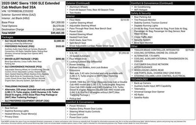 2020 GMC Sierra 1500 SLE