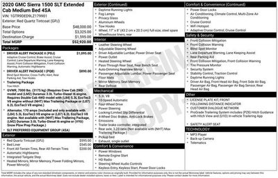 2020 GMC Sierra 1500 SLT