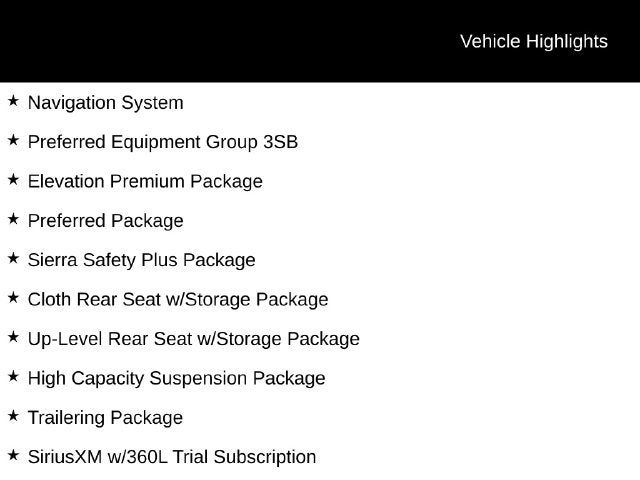 2025 GMC Sierra 1500 Elevation