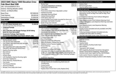 2023 GMC Sierra 1500 Elevation