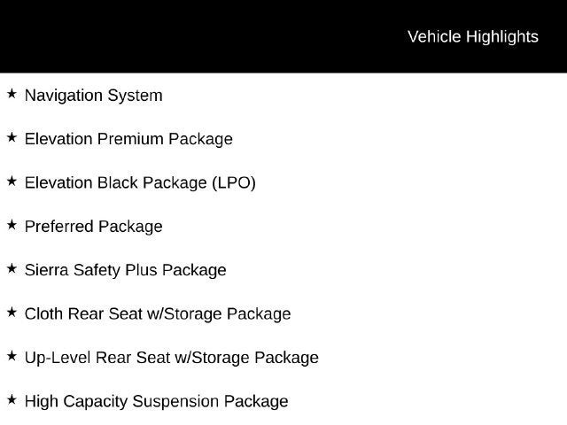 2025 GMC Sierra 1500 Elevation