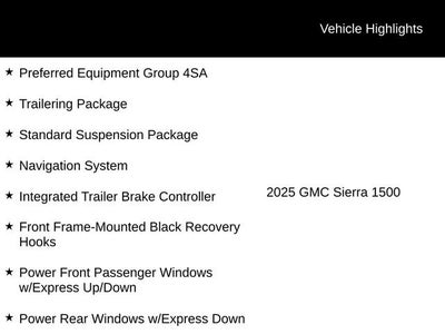 2025 GMC Sierra 1500 SLT