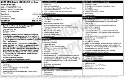 2025 GMC Sierra 1500 SLT