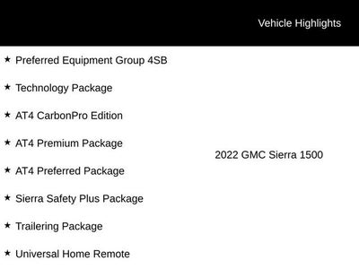 2022 GMC Sierra 1500 AT4