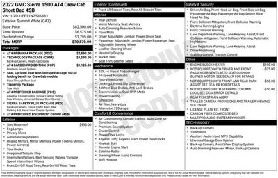 2022 GMC Sierra 1500 AT4