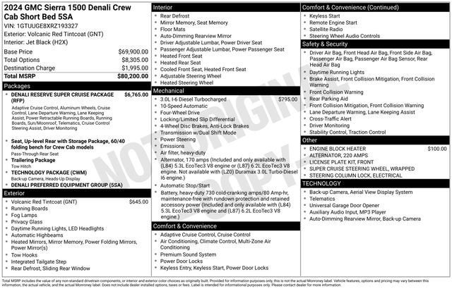 2024 GMC Sierra 1500 Denali