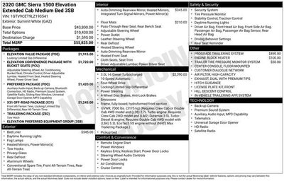 2020 GMC Sierra 1500 Elevation