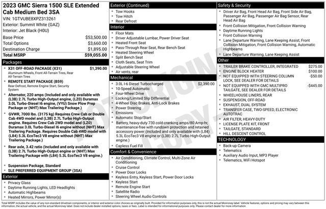 2023 GMC Sierra 1500 SLE