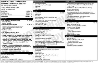 2025 GMC Sierra 1500 Elevation