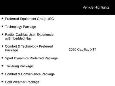 2020 Cadillac XT4 AWD Sport