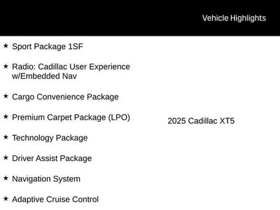 2025 Cadillac XT5 Sport