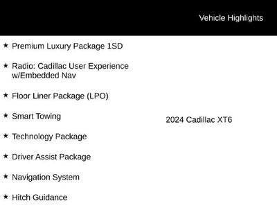 2024 Cadillac XT6 Premium Luxury