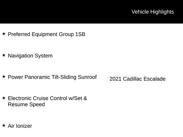 2021 Cadillac Escalade Premium Luxury