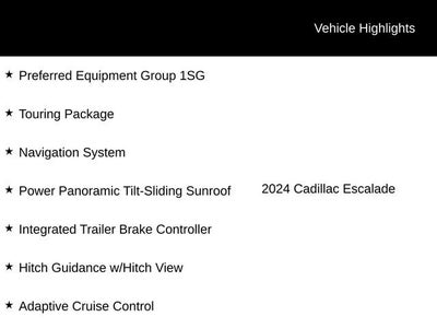 2024 Cadillac Escalade Premium Luxury Platinum