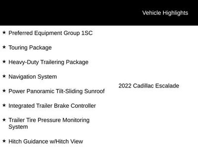 2022 Cadillac Escalade Sport