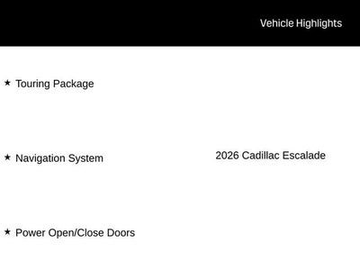 2026 Cadillac Escalade Sport