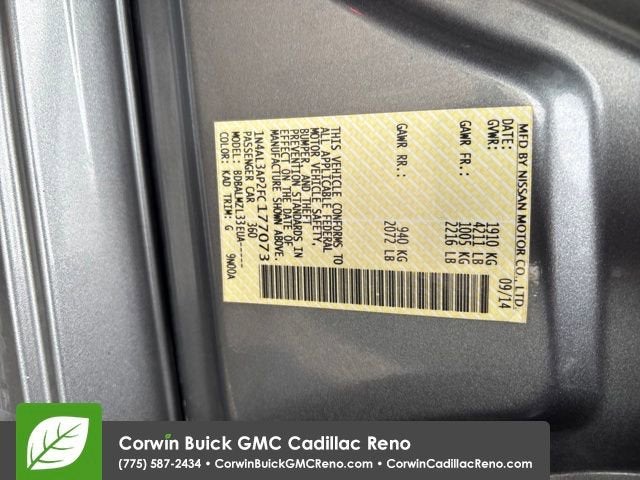 2015 Nissan Altima 2.5 SV