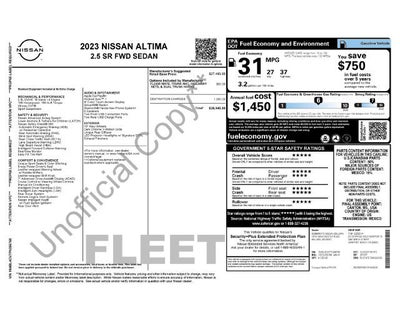 2023 Nissan Altima SR FWD