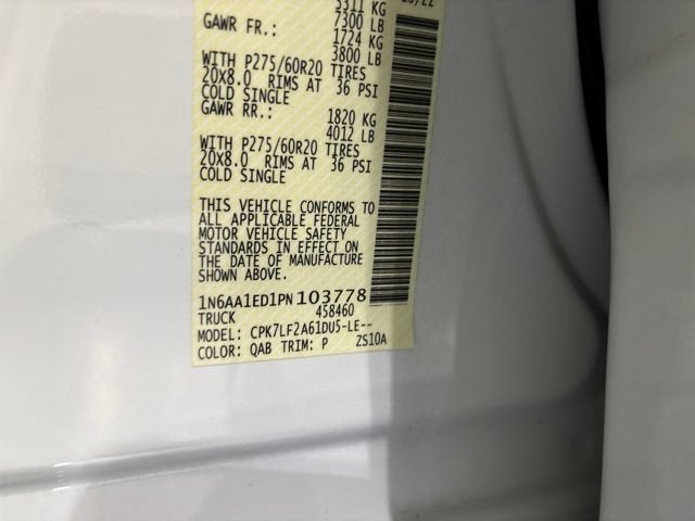 2023 Nissan TITAN Crew Cab Platinum Reserve 4x4