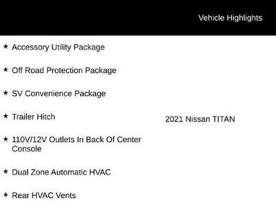 2021 Nissan TITAN Crew Cab SV 4x4