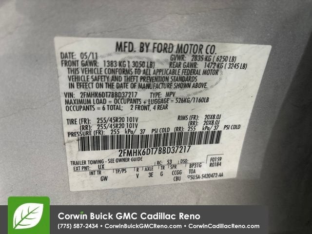 2011 Ford Flex Limited w/Ecoboost