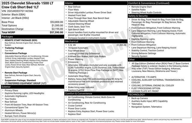 2025 Chevrolet Silverado 1500 LT