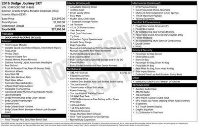 2016 Dodge Journey SXT