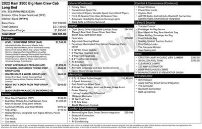 2022 RAM 3500 Big Horn